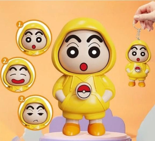 Shinchan Face Changing Keychain