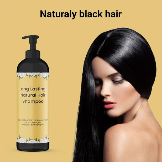 Long Lasting Natural Hair Dye Shampoo - Pack of 2