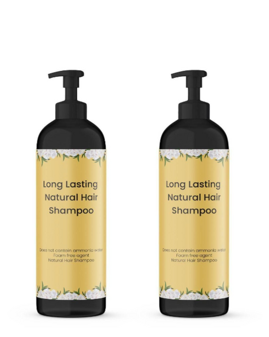 Long Lasting Natural Hair Dye Shampoo - Pack of 2